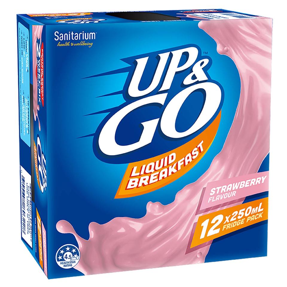 Sanitarium Up&Go Strawberry 250ml Box 12 Image