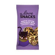 Love Snacks Maple Cacao Hazelnuts With Coconut Chips 40g Carton 20