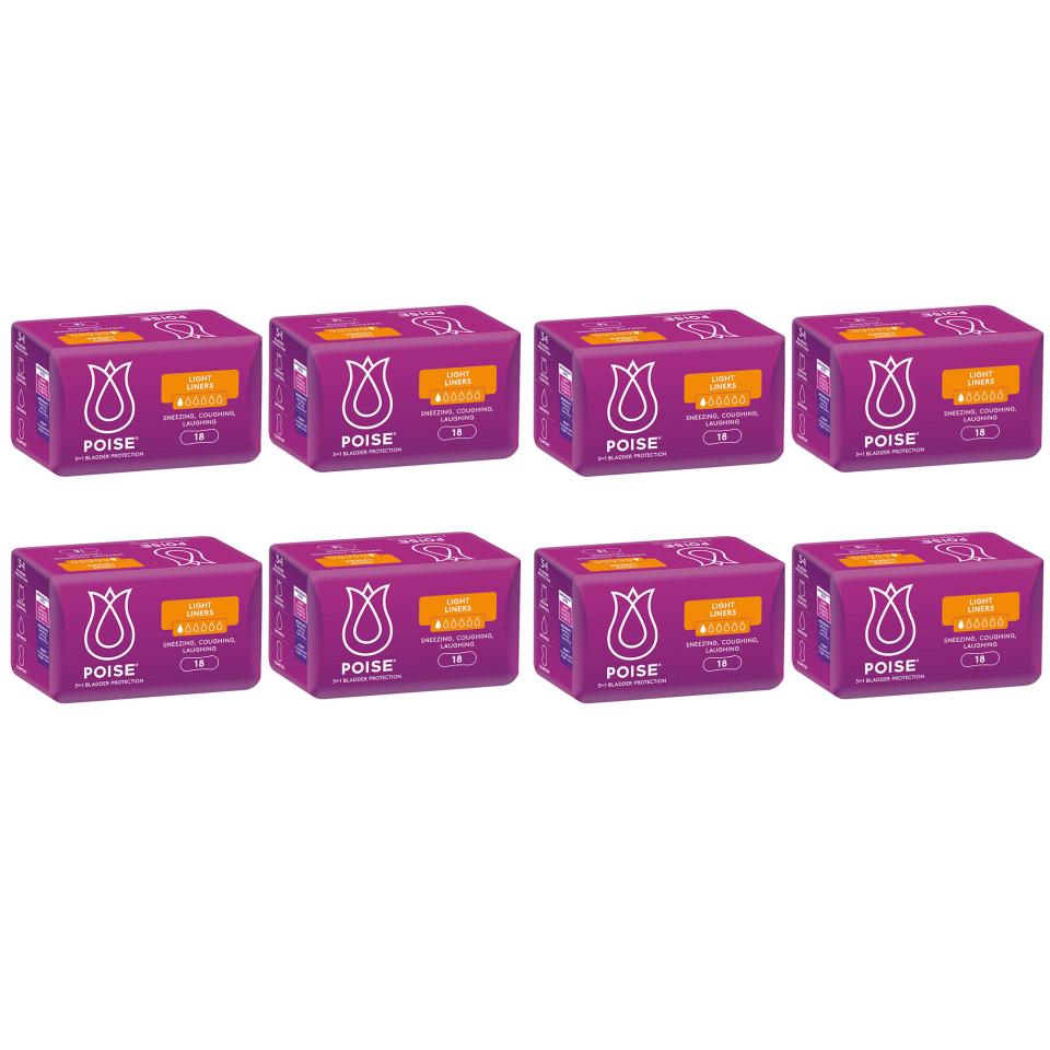 Poise 1673 Light Liner Pack 18 Carton of 8 Image