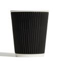 Thumbnail image of Pinnacle 8oz Ripple Wrap Cup Black Carton 500