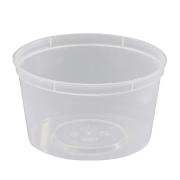 Castaway MicroReady Takeaway Food Containers Round 440ml Clear Pack 50