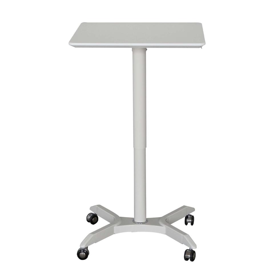 Sylex Helsinki Pedestal Frame Table White