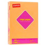 Staples Tinted Copy Paper 80gsm A4 Gold Ream
