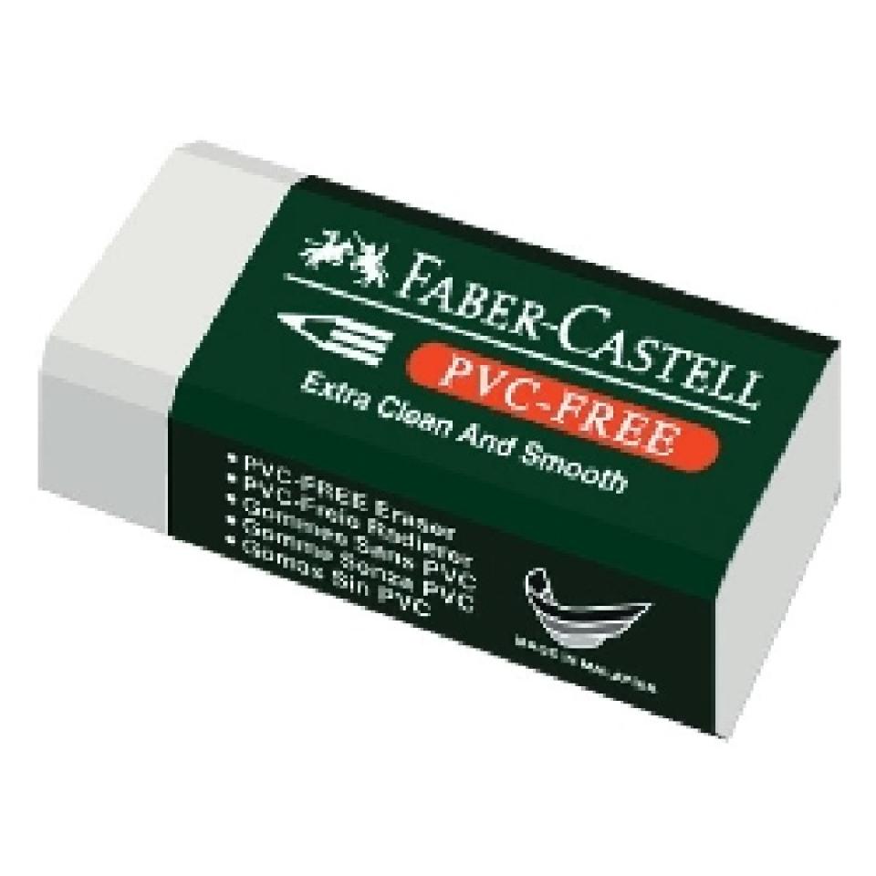 Faber Eraser PVC Free medium with sleeve Winc