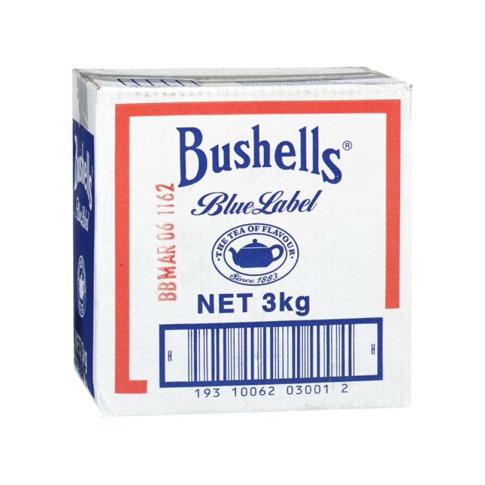 Bushells Blue Label Black Loose Leaf Tea Carton 3kg