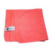 Cloth M/Fibre Anti Microbial Red Pack 6