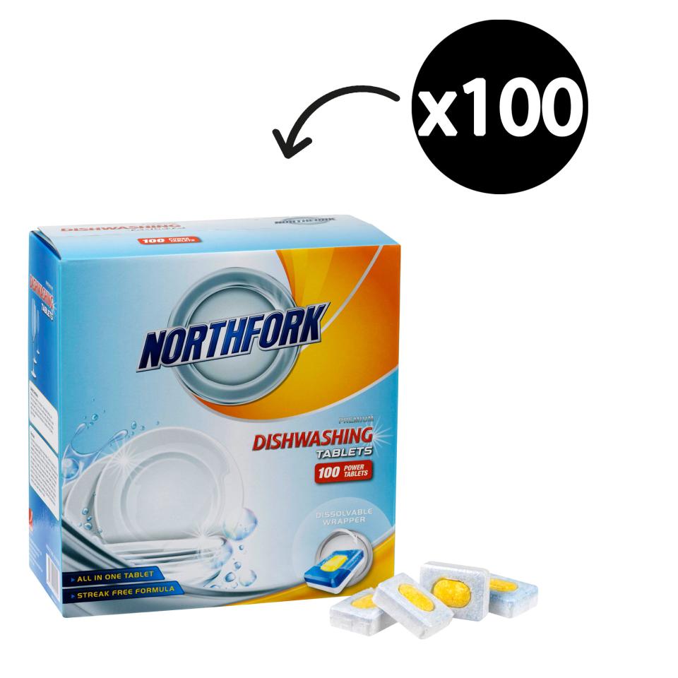 Northfork Chemicals Dishwashing Tablets All In One Tub 100 Image