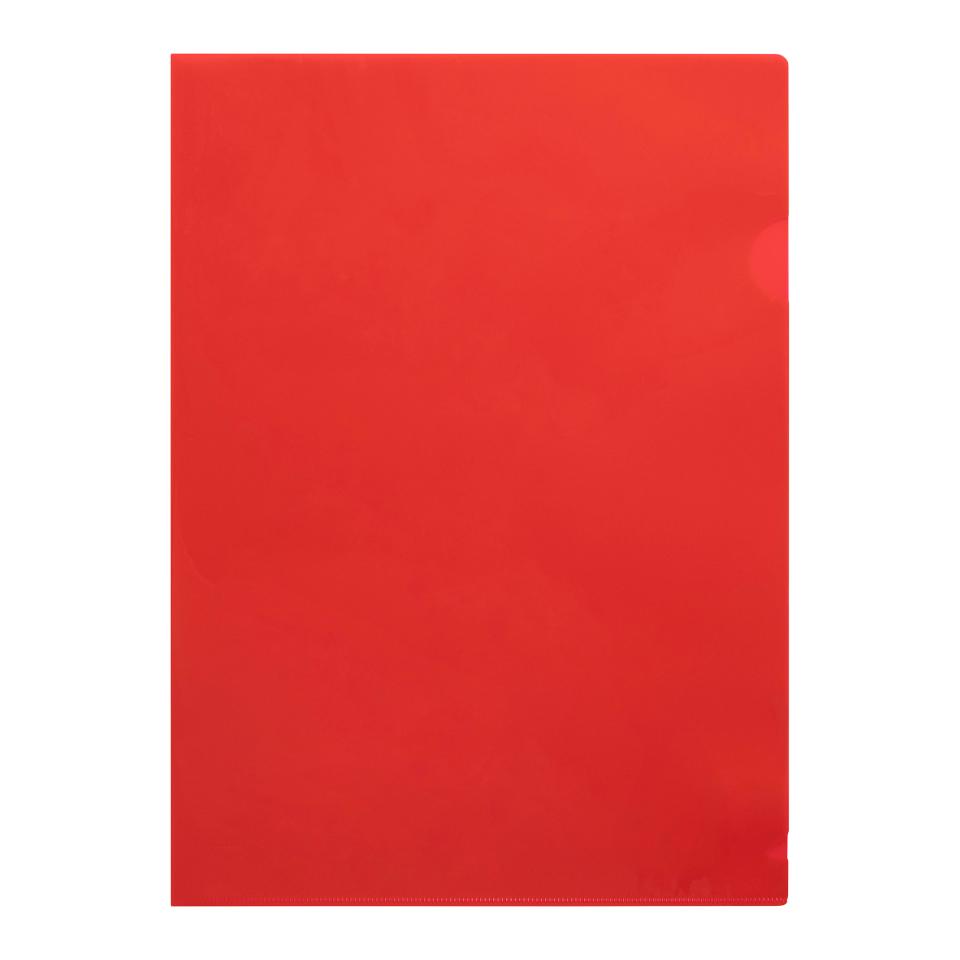 Marbig Letter File A4 Ultra PP Red Pk100