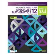 Jacaranda Maths Quest 12 Specialist Maths Qld Unit 3&4 & Ebookplus (Includes Free Studyon)