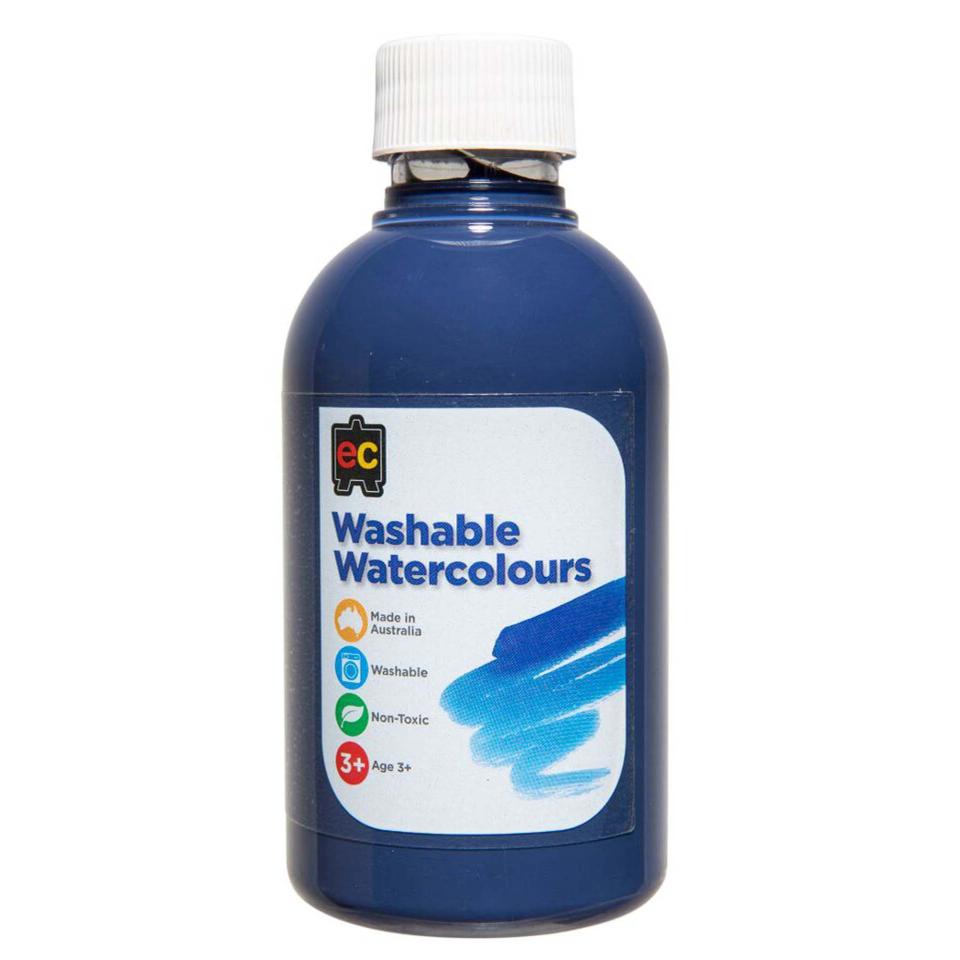 Educational Colours Washable Watercolour 250ml Grey Image