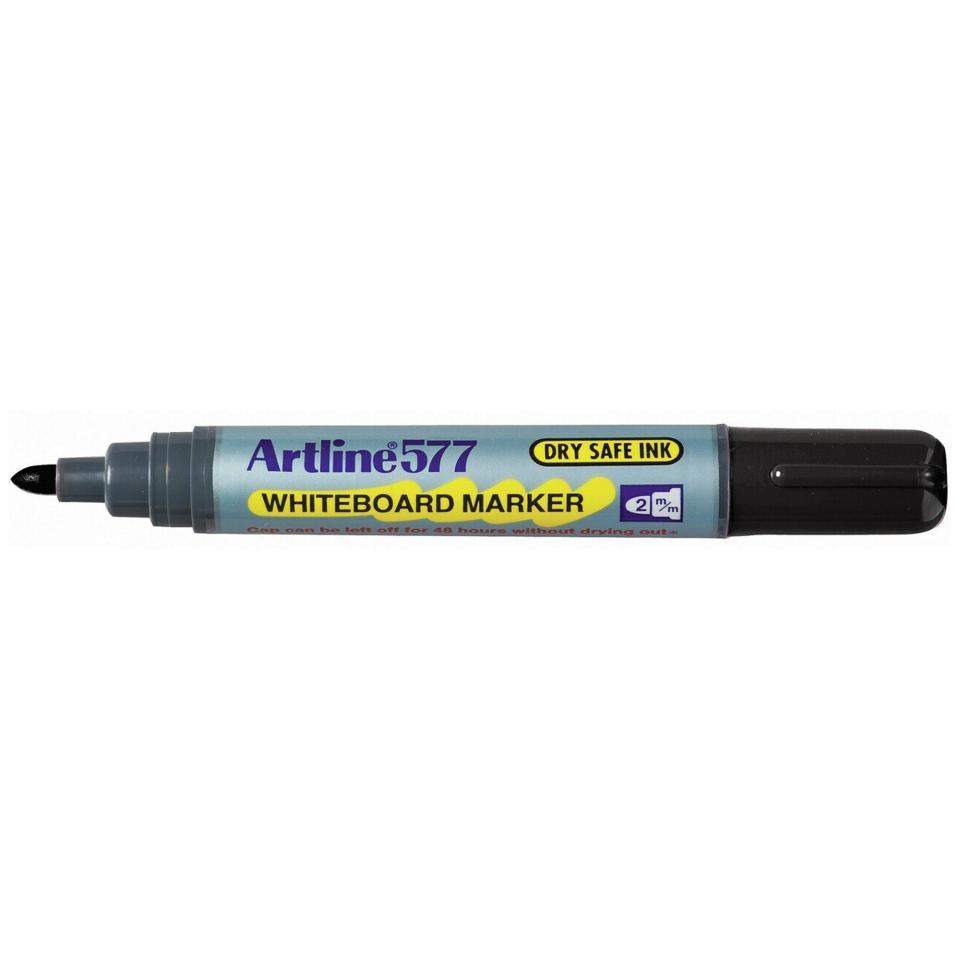 Artline 577 Whiteboard Marker Bullet Tip 3.0mm Black