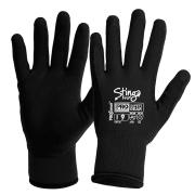 Prochoice Stinga Frost Gloves with PVC Foam On Nylon Winter Liner Black Pair