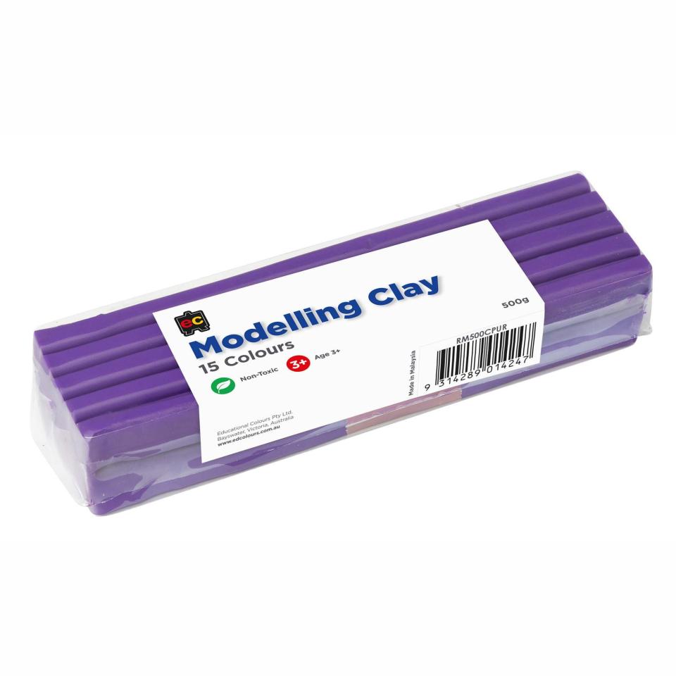 Educational Colours Modelling Fun Clay 500gm Purple