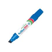 Artline 100 Permanent Marker Broad Chisel Tip 7.5-12.0mm Blue