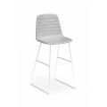 Thumbnail image of OLG Sofia Barstool with Sled Powdercoated Base Seat Height 420mm Upholstered Fabric