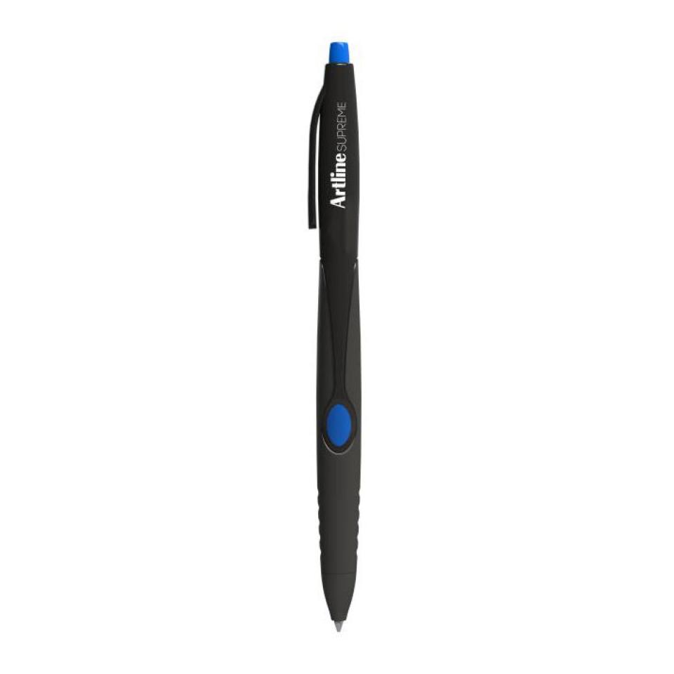 Artline Supreme Retractable Ballpoint Pen Medium 1.0mm Blue Box 12 Winc