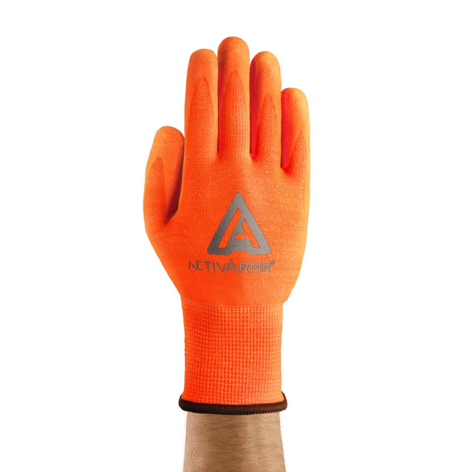 Activarmr 97-013 Hi Viz Medium Duty Gloves Orange Cut 3 Size 10 Pair