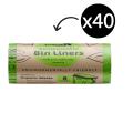 Thumbnail image of Envirostar 8 Litre Green Compostable Bin Liner 18um Printed Roll 25 Carton 40