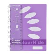 Colourhide My 5-Subject Notebook A4 250 Page Purple