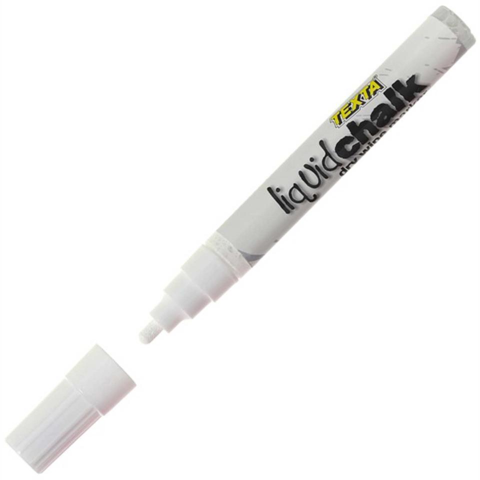 White Waterproof Low Odor Chalk Markers liquid Marker dry - Temu Australia