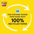 Thumbnail image of Post-it 100% Recycled Paper SS Notes 76 x 76 Wanderlust Pastels Pack 5