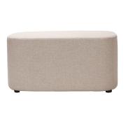 Rapidline Kali Rectangular Ottoman in Stone