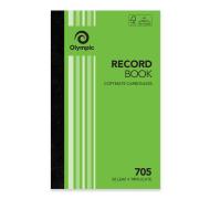 Olympic No. 705 Triplicate Carbonless Record Book Feint Lined 200 x 125mm