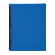 Winc Display Book A4 Refillable 20 Pocket Blue