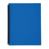 Winc Display Book A4 Refillable 20 Pocket Blue