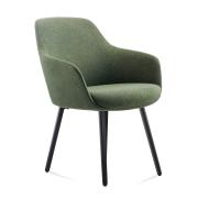 Rapidline Aspen 4 Leg Chair in Olive/Black