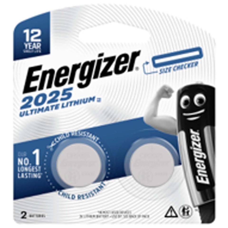 Energizer Ultimate Lithium Coin Battery 2025 3V Pack 2