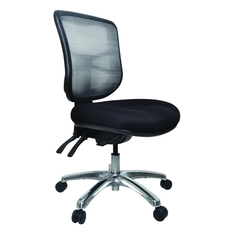 buro metro task chair with aluminium base black