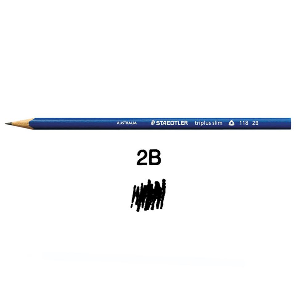 Staedtler Triplus Slim Trng Blklead Pencil 2B Bx20