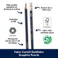 Thumbnail image of Faber-castell Goldfaber Graphite Pencils HB with Eraser Tip - Tin Cup of 72