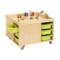 Thumbnail image of Jooyes Activity Play Table With 12 Storage Bins
