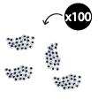 Thumbnail image of Jasart Joggle Eyes 10mm Round Pack 100