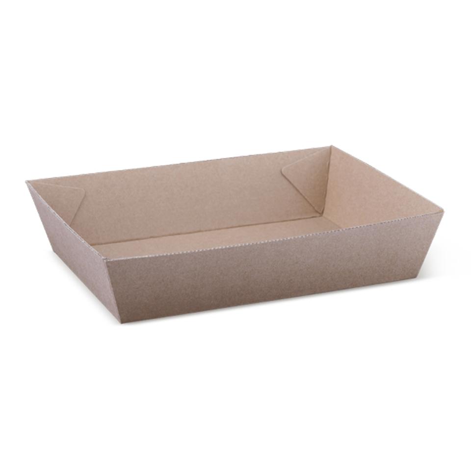 Detpak Endura Food Tray No. 3 Brown Pack 100