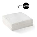 Thumbnail image of Biopak Bionapkin 2 Ply 1/4 Fold Cocktail Napkin 240x240mm White Carton 2000
