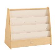 Jooyes Four Shelves Bookcase With Whiteboard And Storage