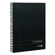 Spirax Platinum Notebook A4 200 Page Black