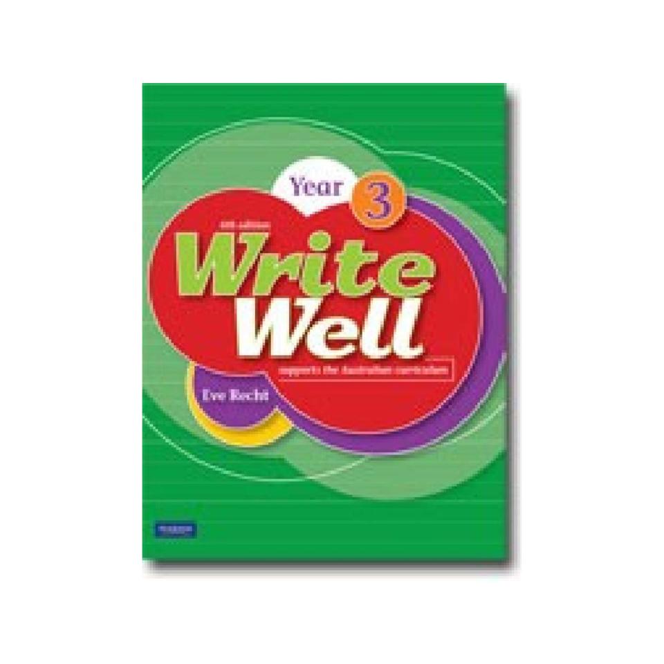 Pearson Write Well 6th Ed Year 3 Eve Recht
