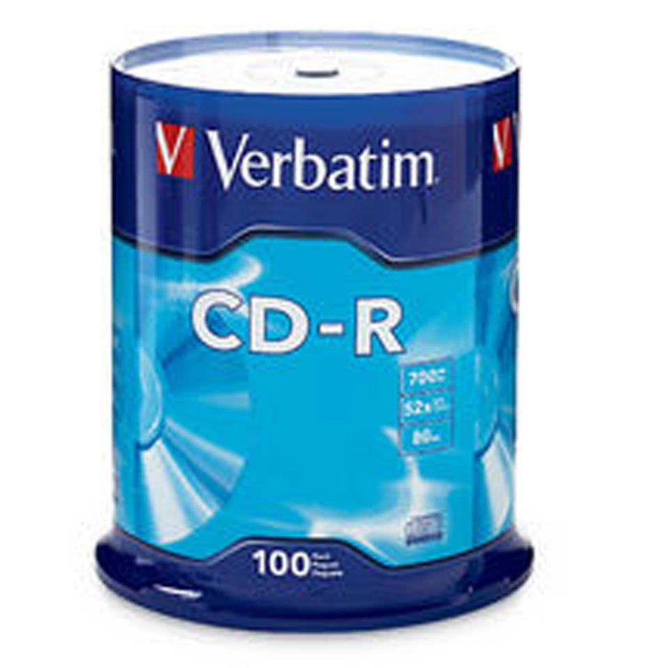 Verbatim CD-R 700 MB / 52x / 80 Min - 100-Pack Spindle Image
