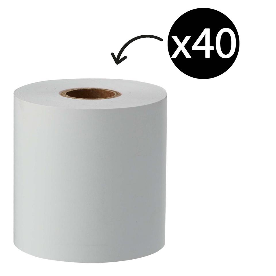 Winc Thermal Paper Roll 1ply 80 x 80mm 25mm Core White Carton 40 Winc