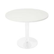 Rapid Line Meeting Table Round with Powdercoated Disc Base 900mm Diameter