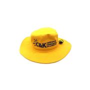 C&K Kids Bucket Hat Toggle 54cm Yellow Each Parent