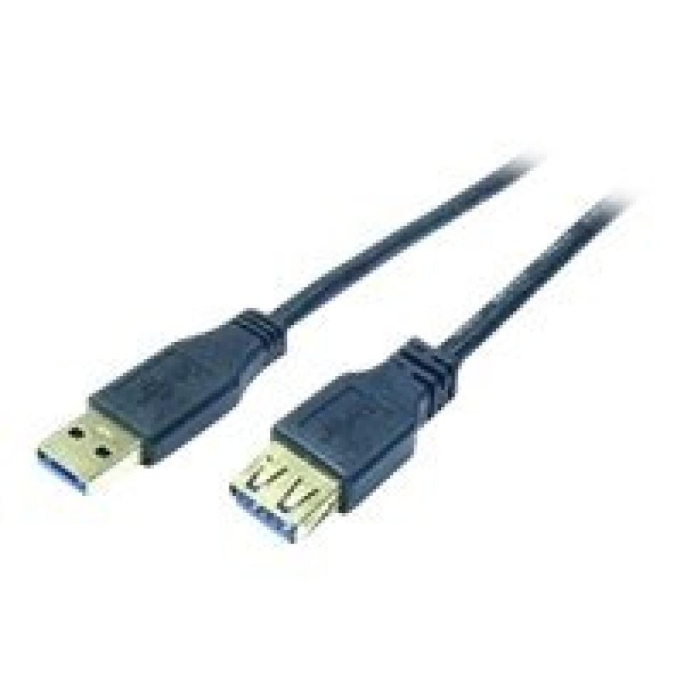 Comsol USB 3.0 A Male to A Female SuperSpeed Extension Cable - 3 m Image