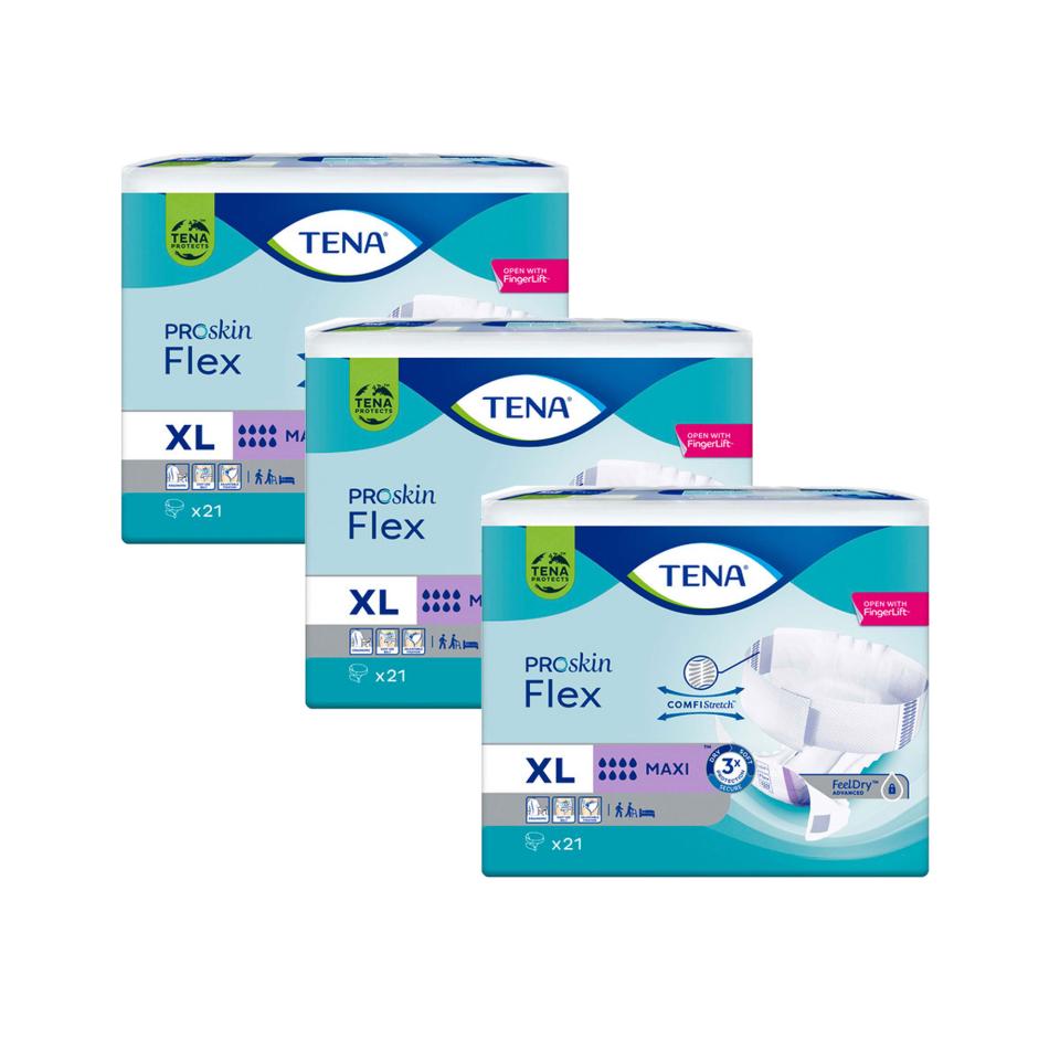 Tena Flex PROskin Maxi Extra Large Pack 21 Carton 3